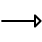 Right arrow icon indicating forward direction or next navigation element.