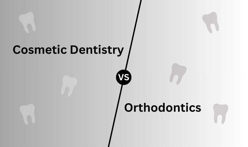 cosmetic dentistry vs. orthodontics